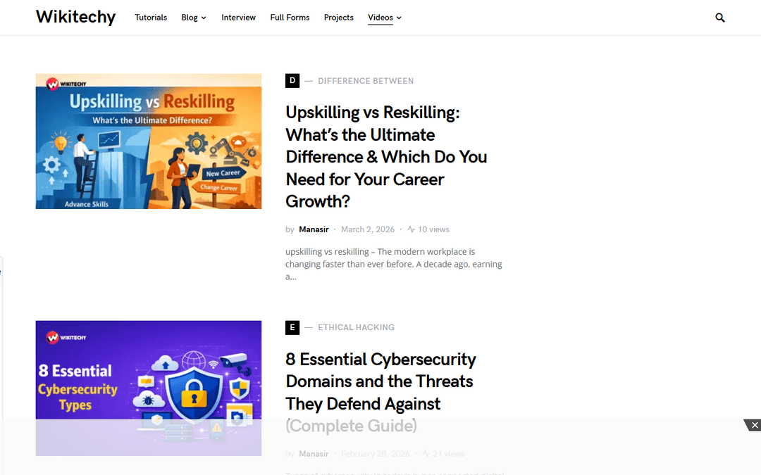 wikitechy.com publisher screenshot