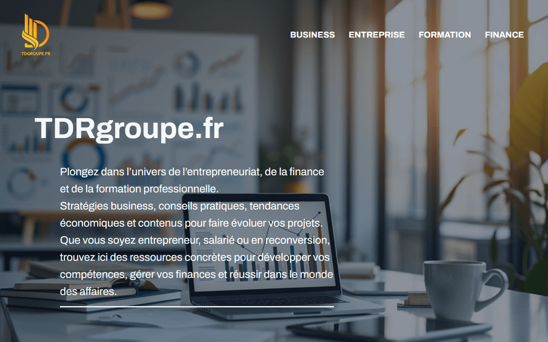 tdrgroupe.fr publisher screenshot