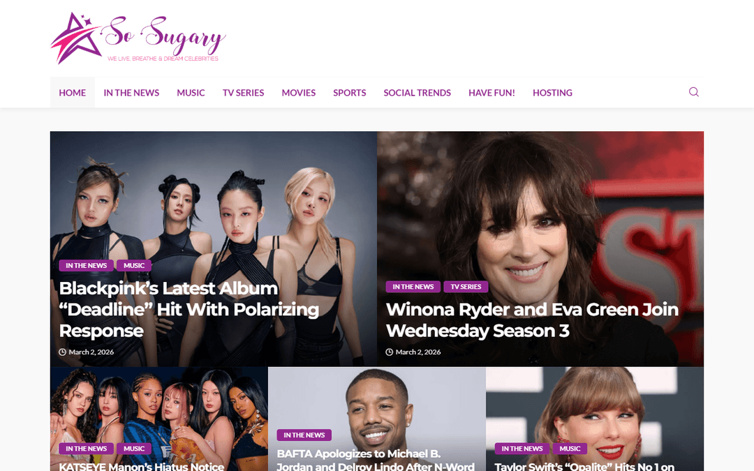 sosugary.com publisher screenshot