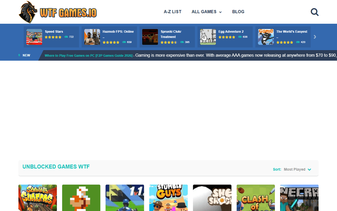 wtfgames.io publisher screenshot