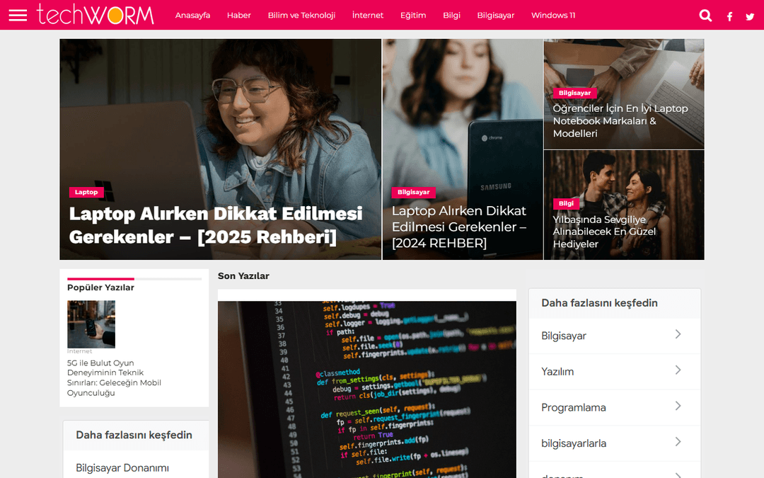 tech-worm.com publisher screenshot