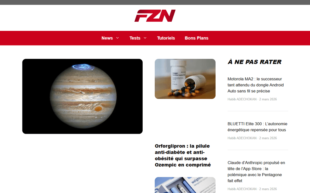 fredzone.org publisher screenshot