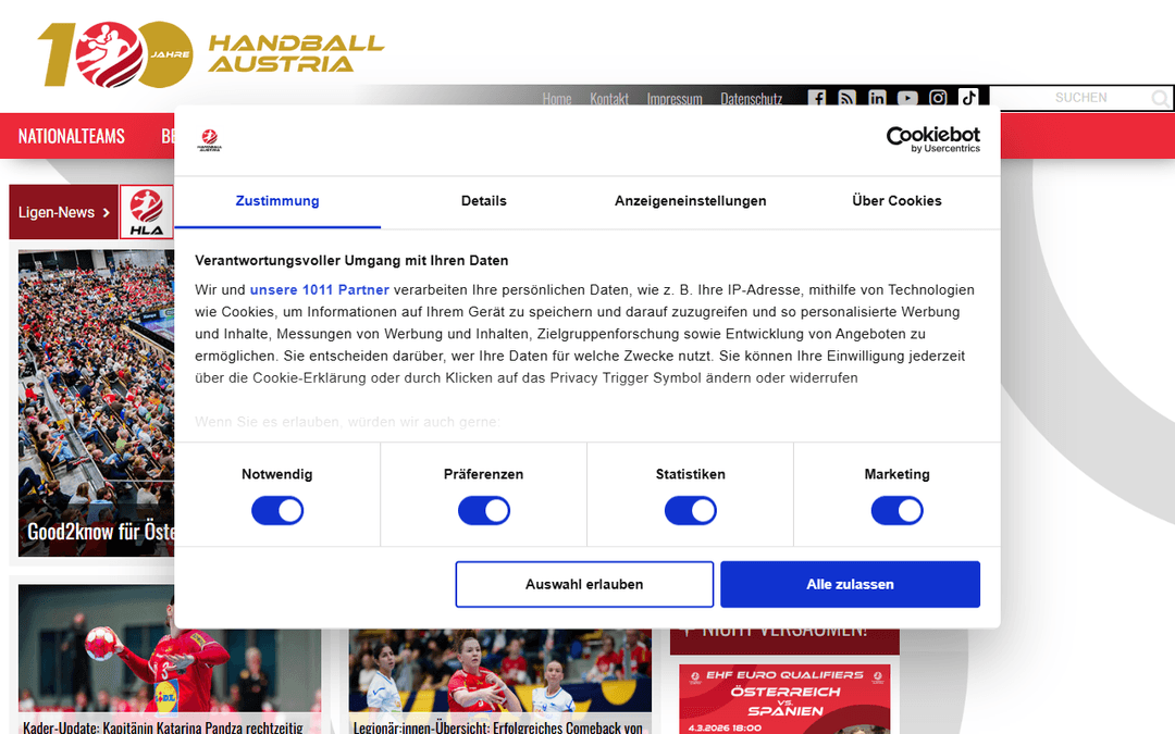 oehb.at publisher screenshot