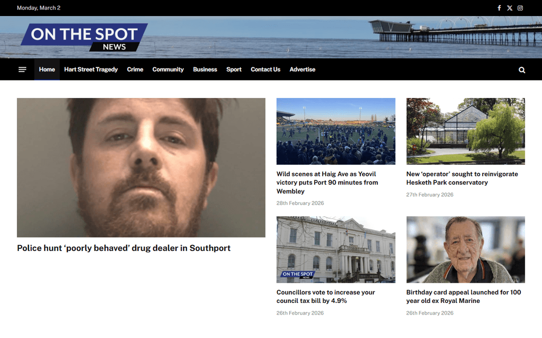 otsnews.co.uk publisher screenshot