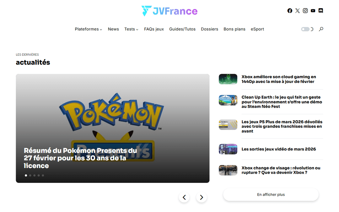 jvfrance.com publisher screenshot