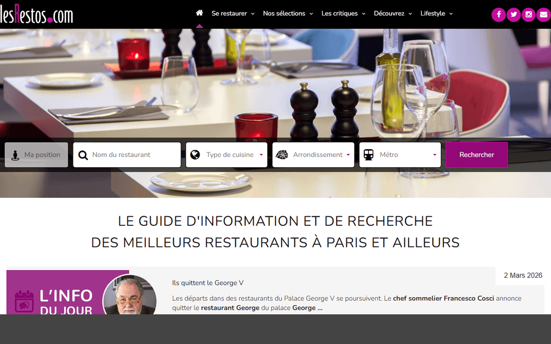 lesrestos.com publisher screenshot