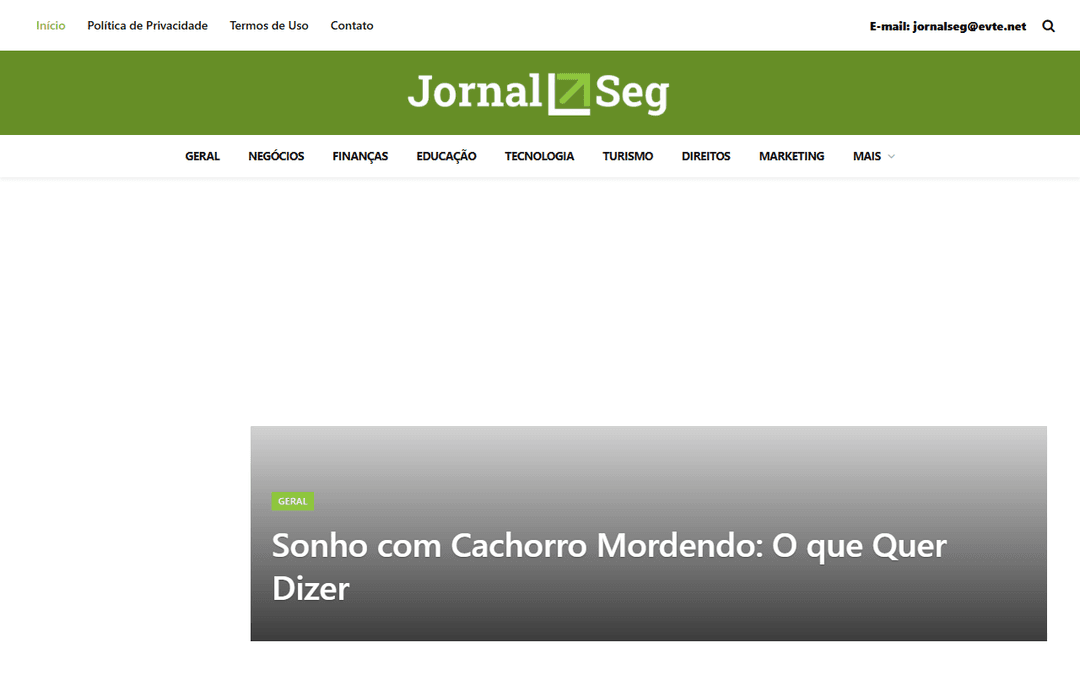 jornal.seg.br publisher screenshot