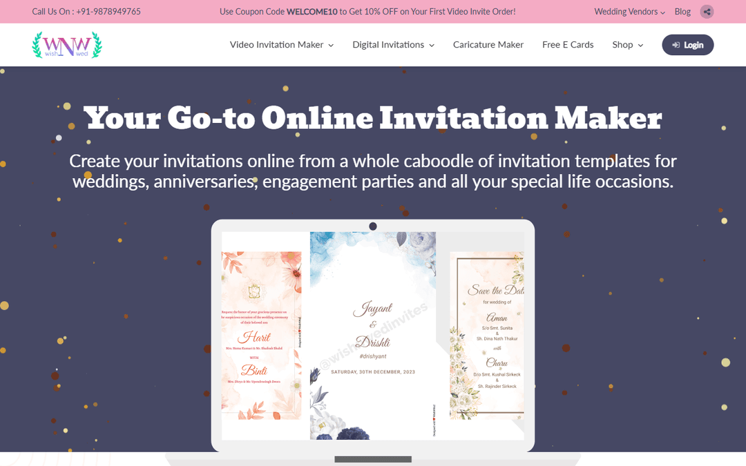 wishnwed.com publisher screenshot