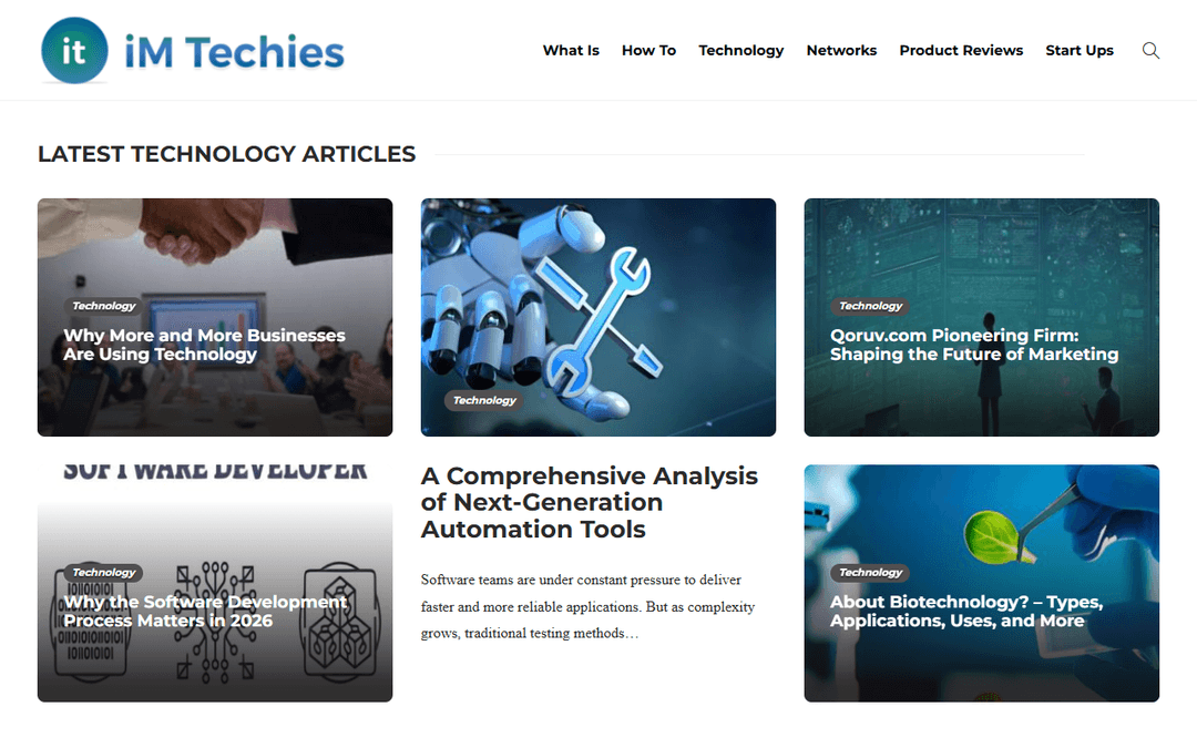 imtechies.com publisher screenshot