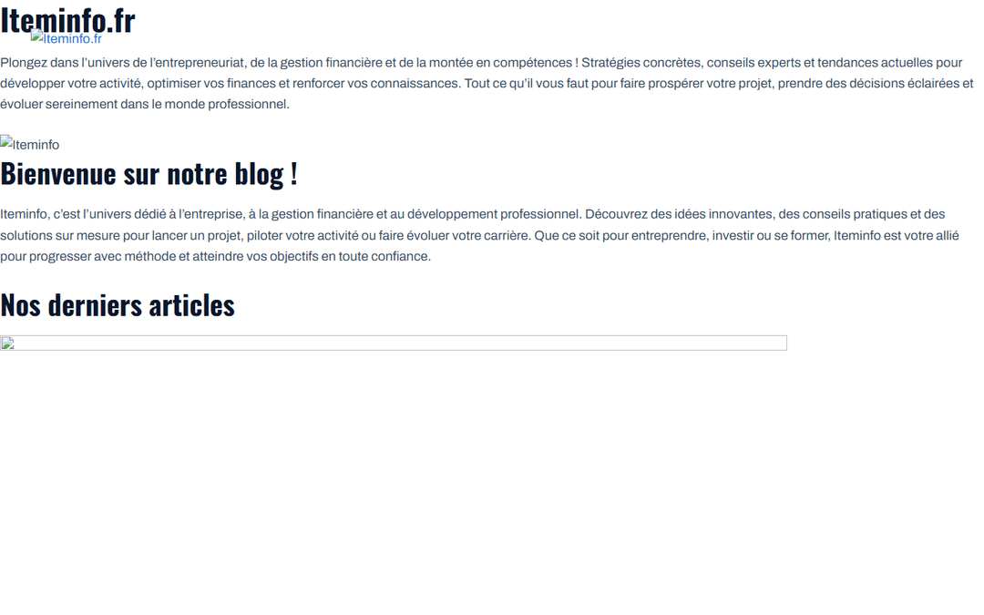 iteminfo.fr publisher screenshot
