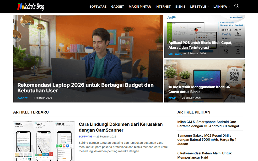 indradp.com publisher screenshot