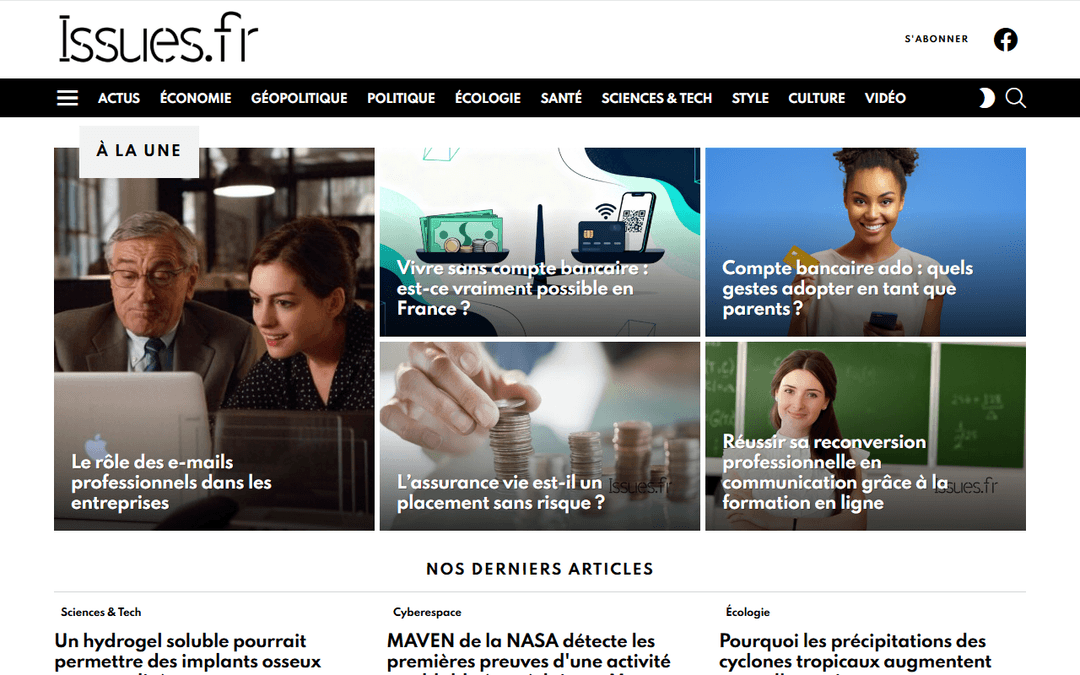 issues.fr publisher screenshot