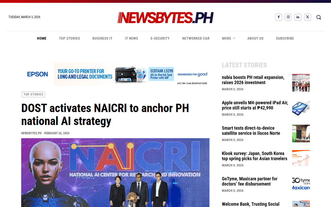 newsbytes.ph publisher screenshot