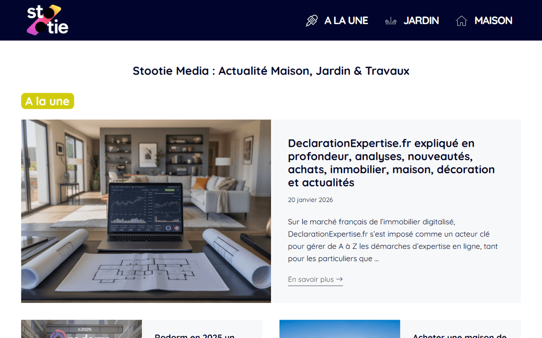 stootie.com publisher screenshot