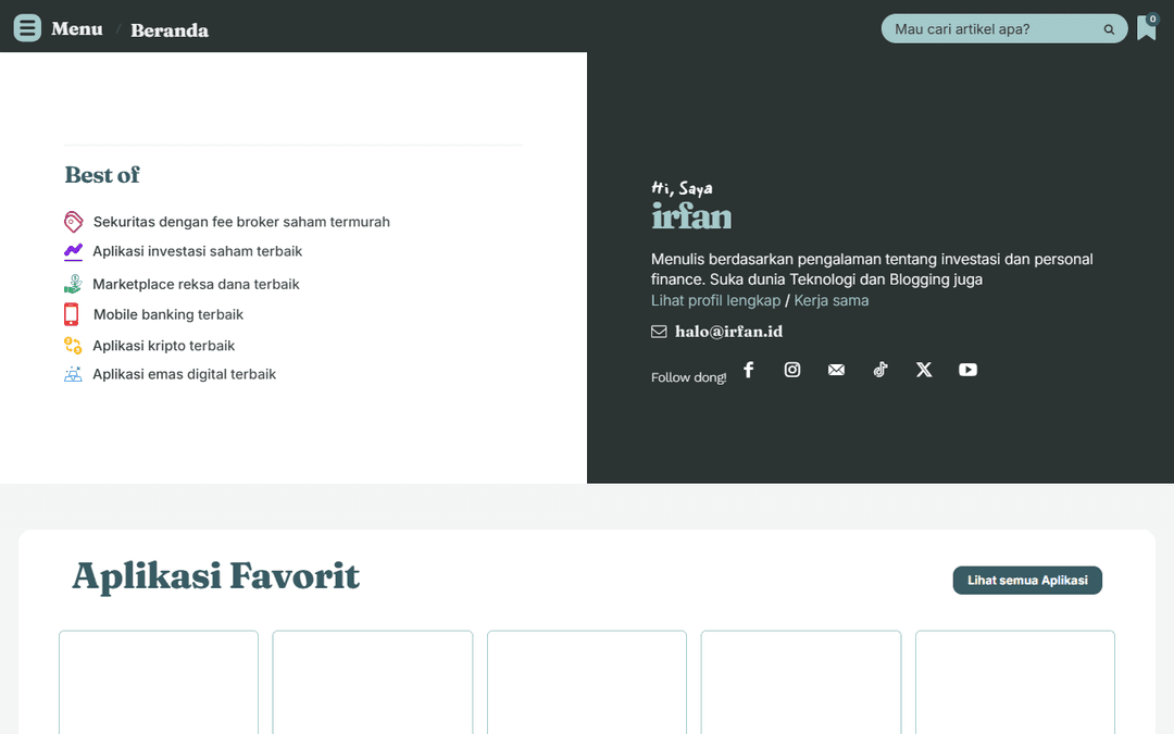irfan.id publisher screenshot