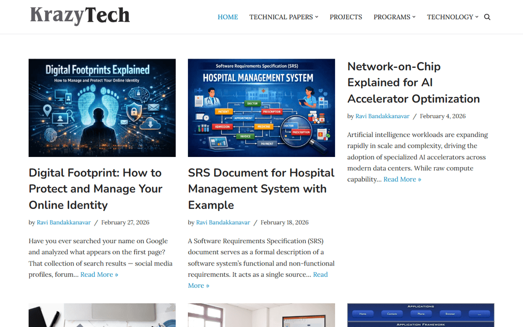 krazytech.com publisher screenshot
