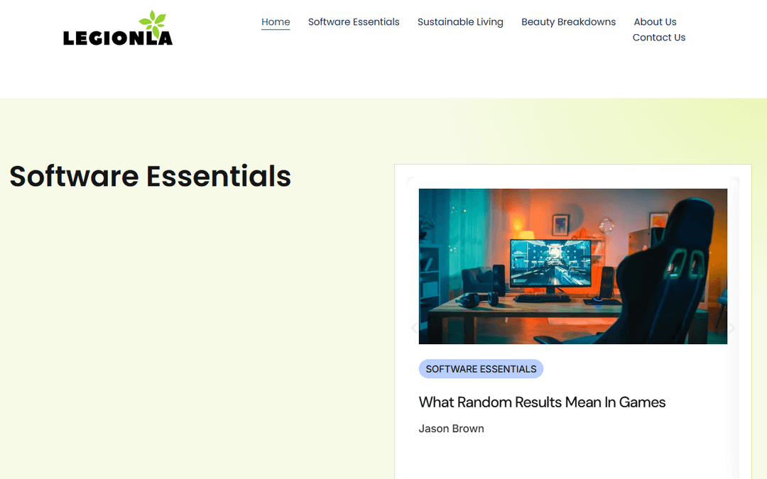 legionla.com publisher screenshot