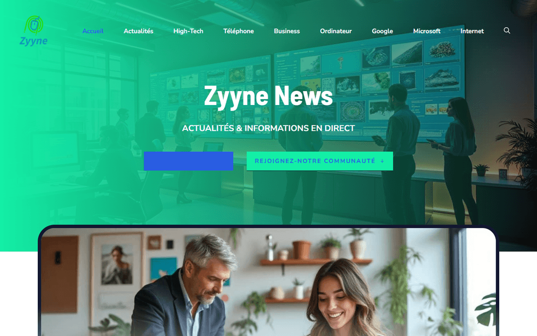 zyyne.com publisher screenshot