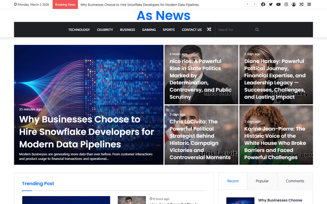asnews.co.uk publisher screenshot