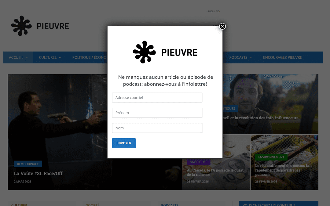 pieuvre.ca publisher screenshot