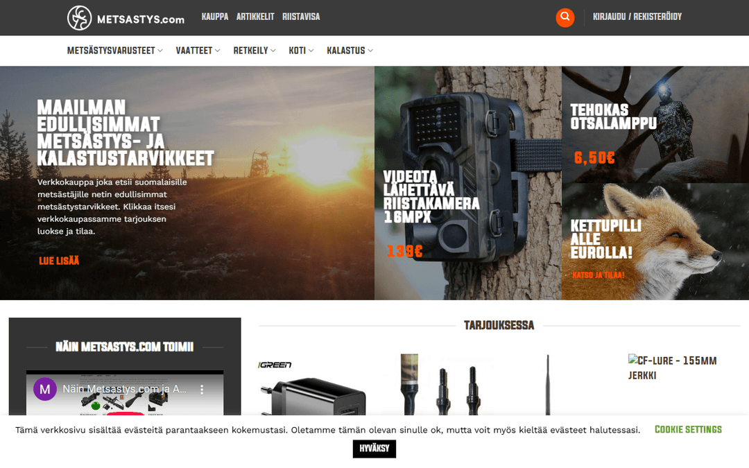 metsastys.com publisher screenshot