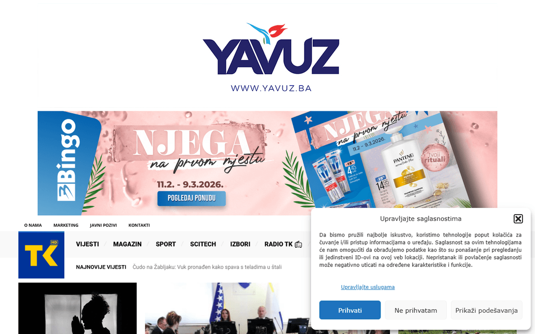 rtvtk.ba publisher screenshot