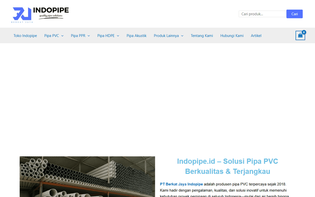 indopipe.id publisher screenshot
