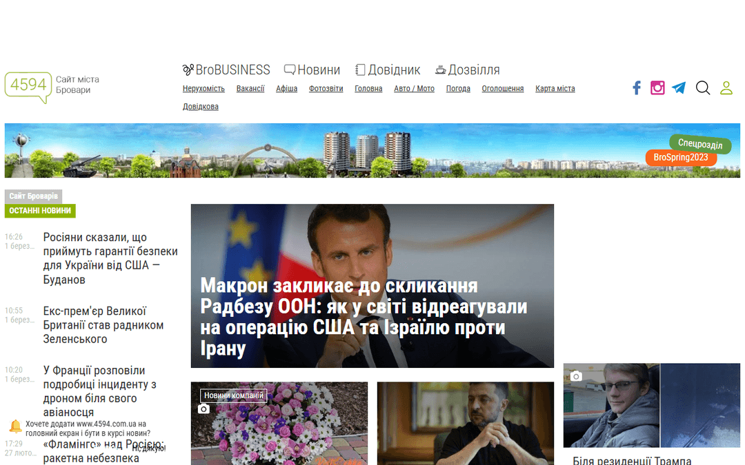 4594.com.ua publisher screenshot