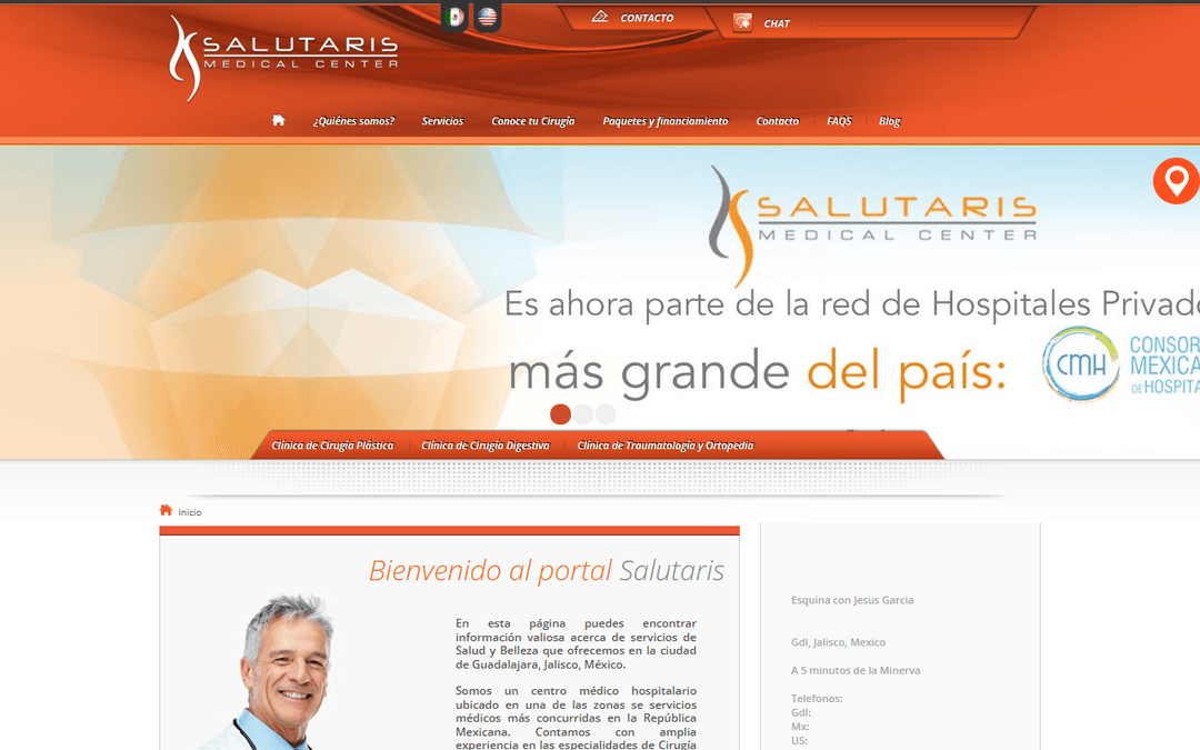 salutaris.mx publisher screenshot