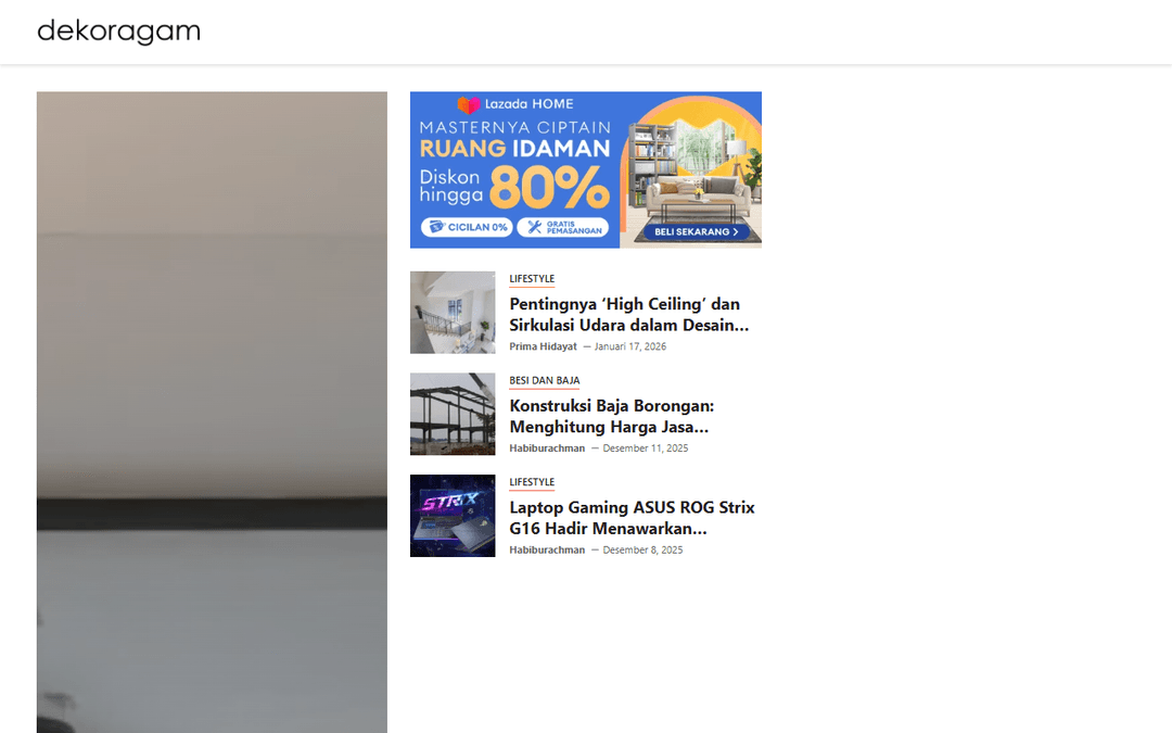 dekoragam.com publisher screenshot