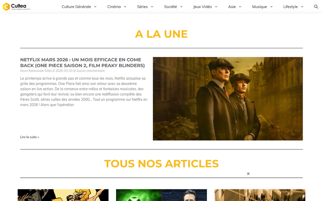 cultea.fr publisher screenshot