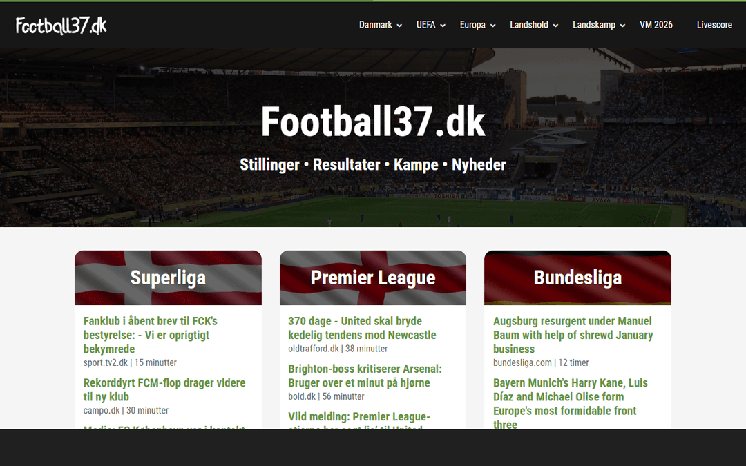 football37.dk publisher screenshot