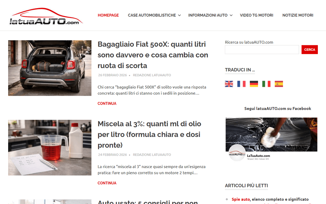 latuaauto.com publisher screenshot
