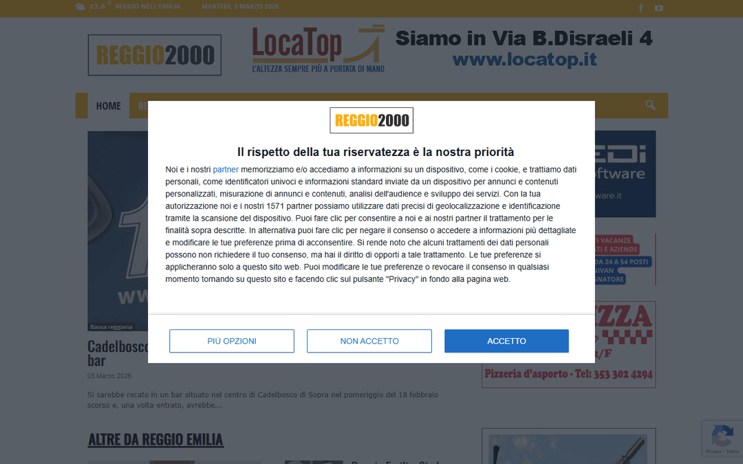 reggio2000.it publisher screenshot