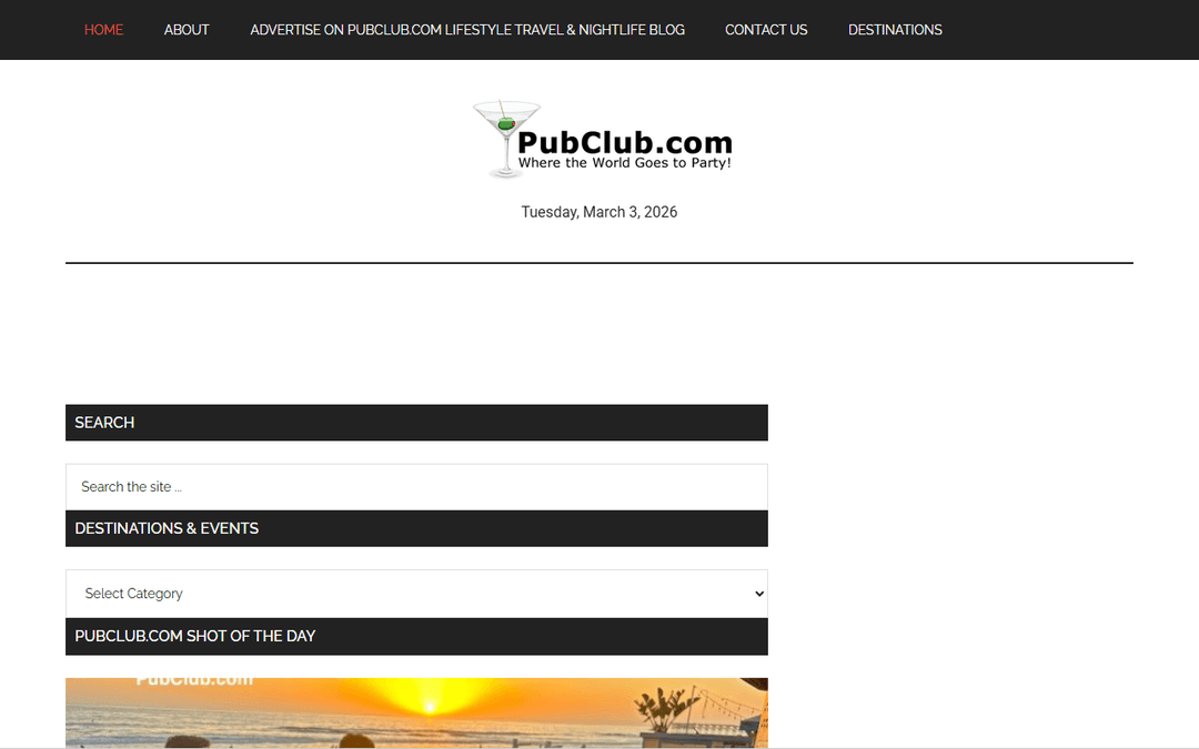 pubclub.com publisher screenshot