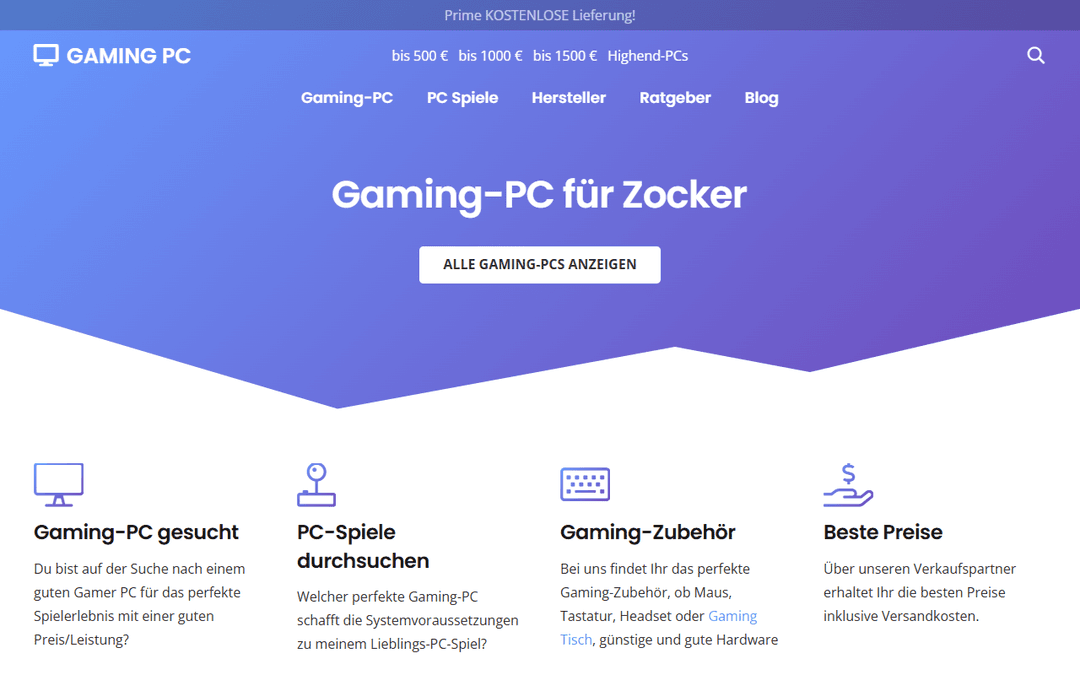 gaming-pc.net publisher screenshot