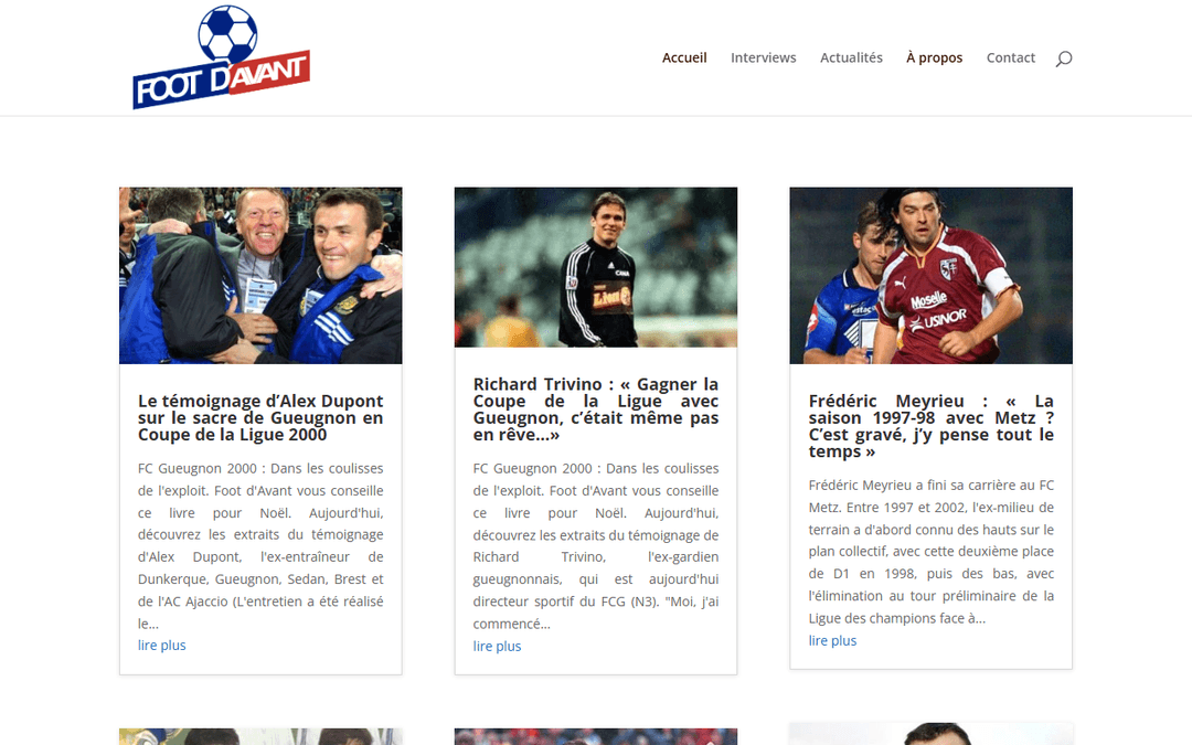 footdavant.fr publisher screenshot