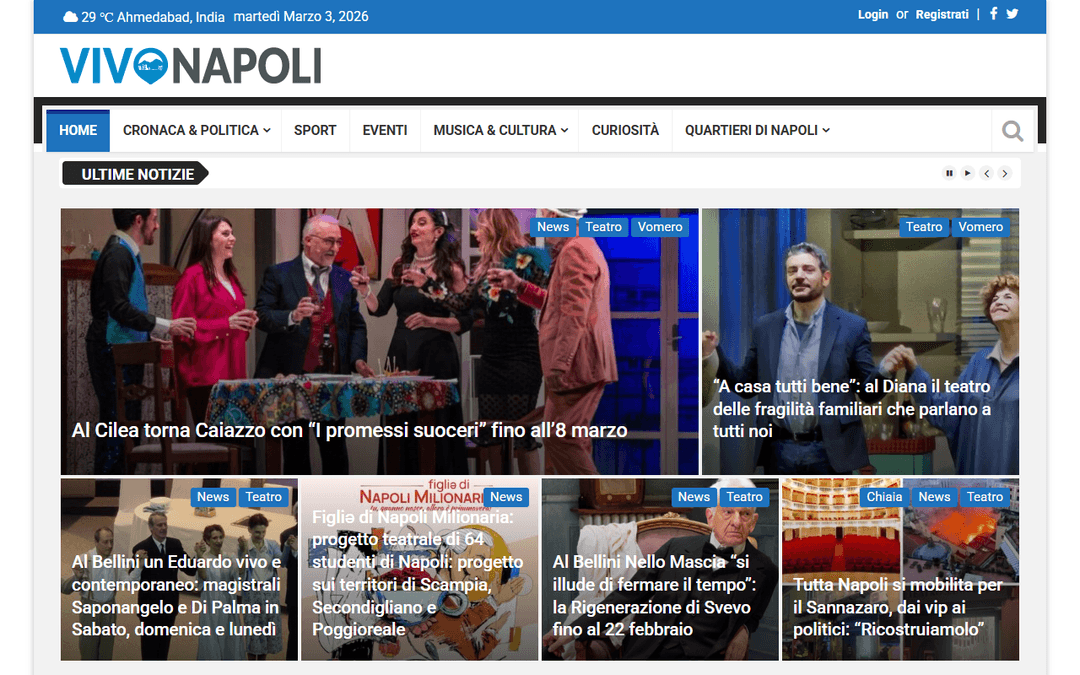 vivonapoli.it publisher screenshot