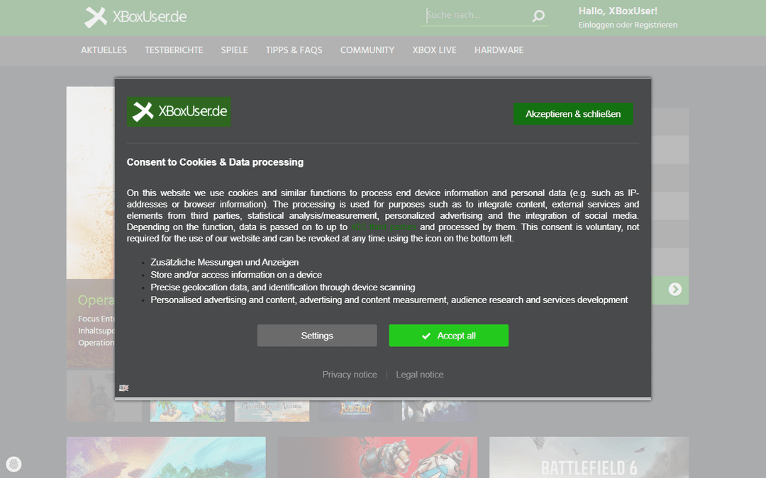 xboxuser.de publisher screenshot