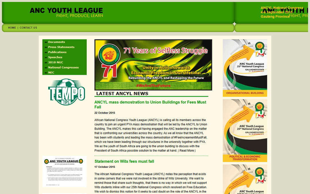 ancyl.org.za publisher screenshot