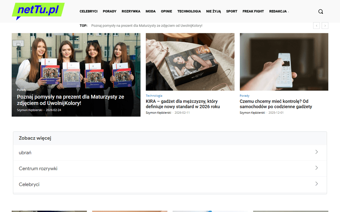 nettu.pl publisher screenshot