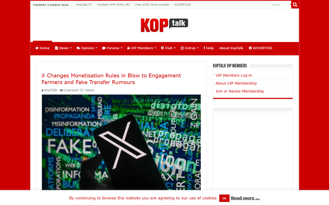 koptalk.com publisher screenshot