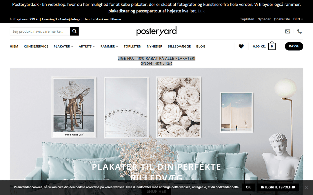 posteryard.dk publisher screenshot