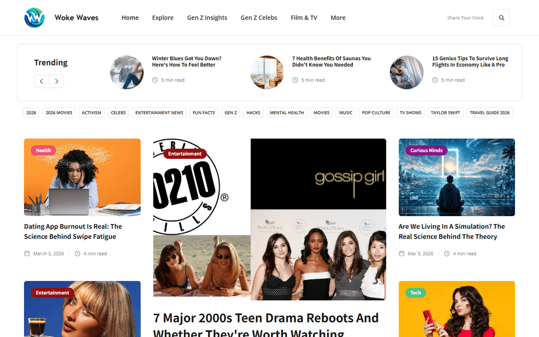 wokewaves.com publisher screenshot