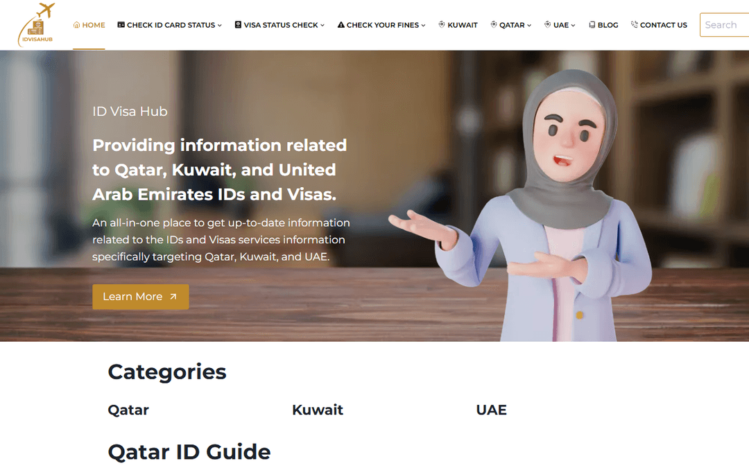 idvisahub.com publisher screenshot