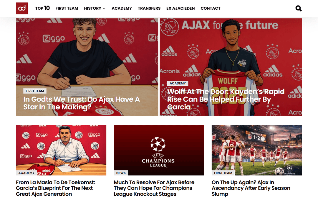 ajaxdaily.com publisher screenshot