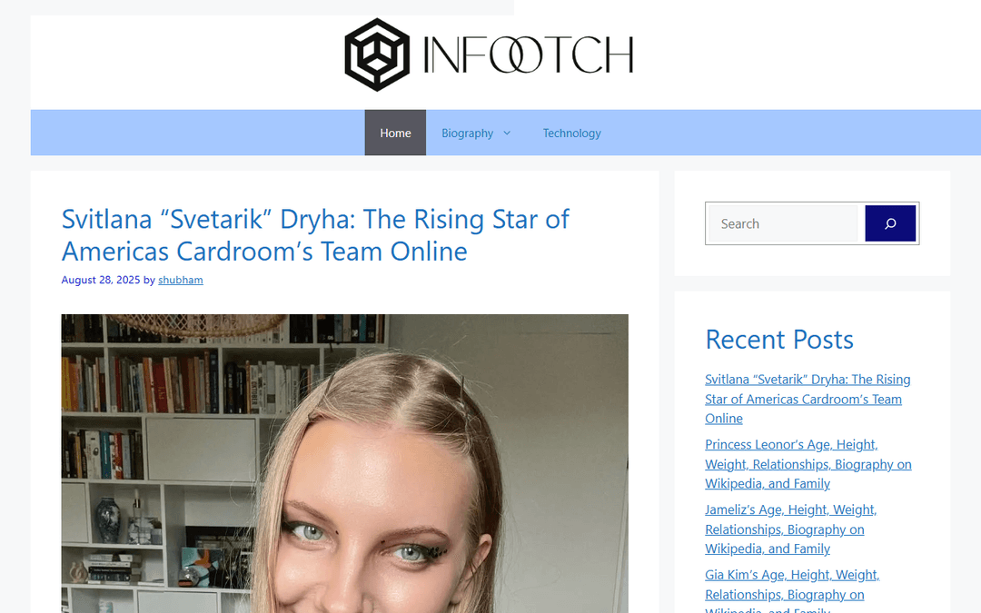 infootch.com publisher screenshot
