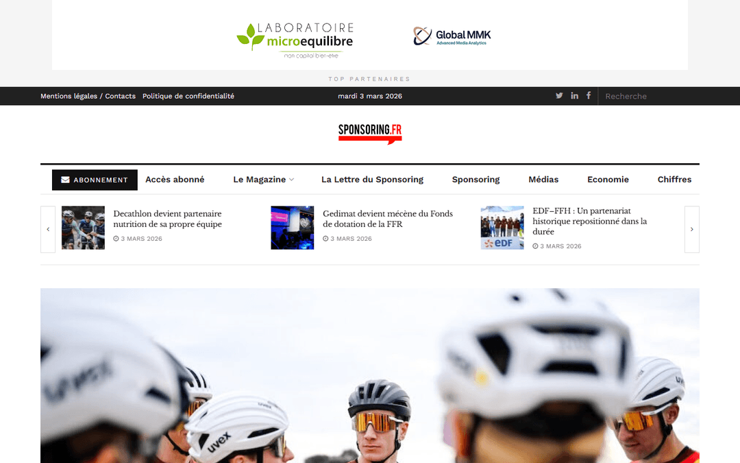 sponsoring.fr publisher screenshot