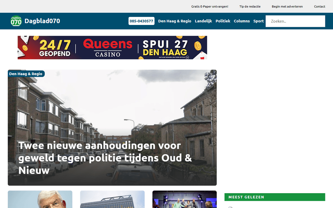 dagblad070.nl publisher screenshot