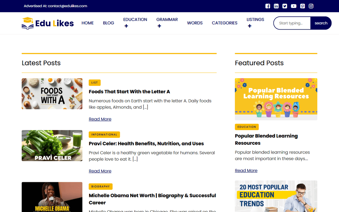 edulikes.com publisher screenshot